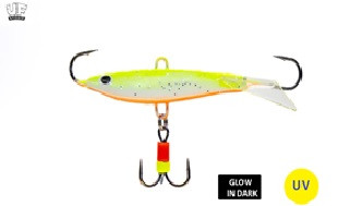Балансир POSEIDON 35 6g Zander UV/Glow