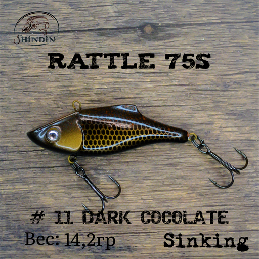 Вайб SHINDIN Rattle 75S #11 Dark Chocolate