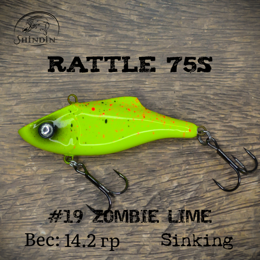 Вайб SHINDIN Rattle 75S #19 Zombie Lime