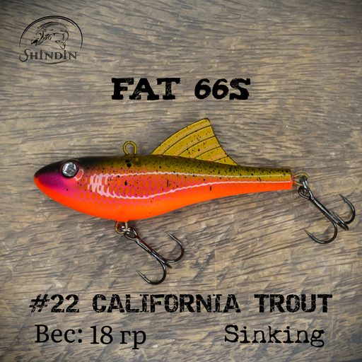 Вайб SHINDIN Fat 66S #22 California Trout