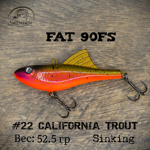 Вайб SHINDIN Fat 90FS #22 California Trout