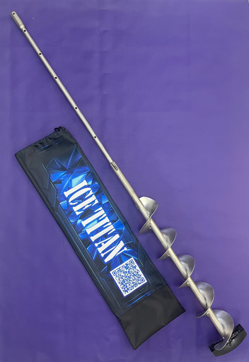 Титановый шнек Ладога X5 200R под голову Mora ice длина 1500/880мм