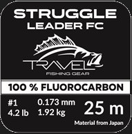 Флюорокарбон Travel STRUGGLE Leader FC #1.0/4.2LB (0.111mm/1.92kg) 25m