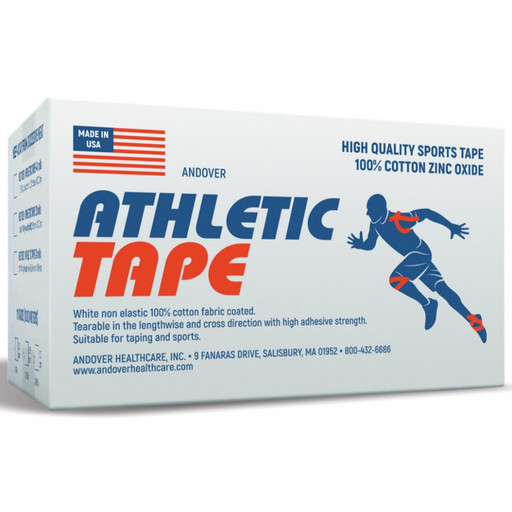 Тейп 100% хлопок Andover 1351 Ahtletic Tape 3,8см х 10м (32 рулона)