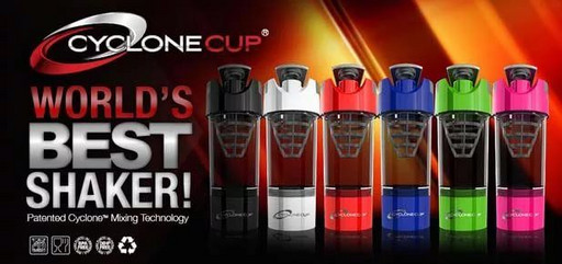 Шейкер Cyclone Cup 591мл 2в1