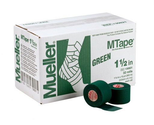 Тейп зелёный Mueller 130821 M Tape Team Colors 3,8см х 9,1 м (32 рулона)