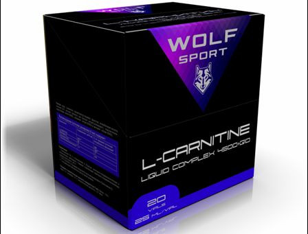 Wolf Sport L-CARNITINE LIQUID COMPLEX 4500+Q10 20 ампул по 25 мл