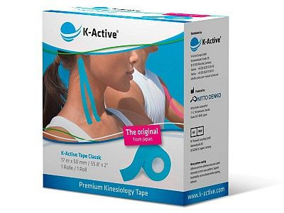 Тейп K-Active Tape Classic голубой 5 см х 17 м