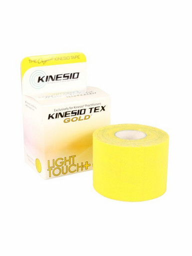 Тейп Kinesio Tex Gold Light Touch LTKT95025 желтый 5см х 5м
