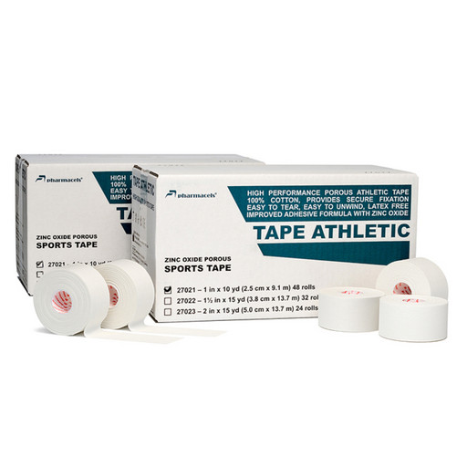 Тейп 100% хлопок пористый Pharmacels 27021 Tape Athletic 2,5 см х 9,1 м (48 рулонов)