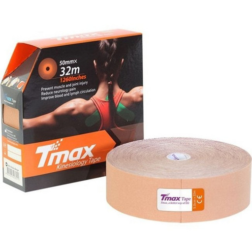 Тейп Tmax kinesiology tape 5см х 32м бежевый