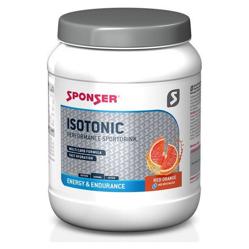 Изотонический напиток Sponser Isotonic 1000 г (12л) углеводы + аминокислоты + витамины + минералы