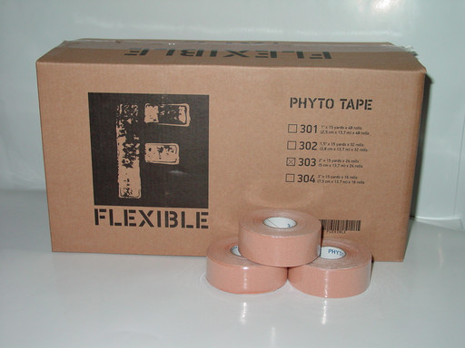 Тейп флексибл бежевый Phyto tape 5101 Flexible tape 2,5 см х 6,9 м (48 рулонов)