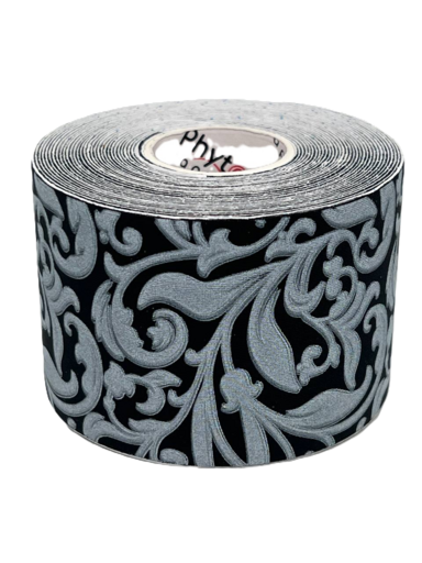 Тейп Нейлоновый Phyto tape Dynamix 5cm х 5m черный-серый