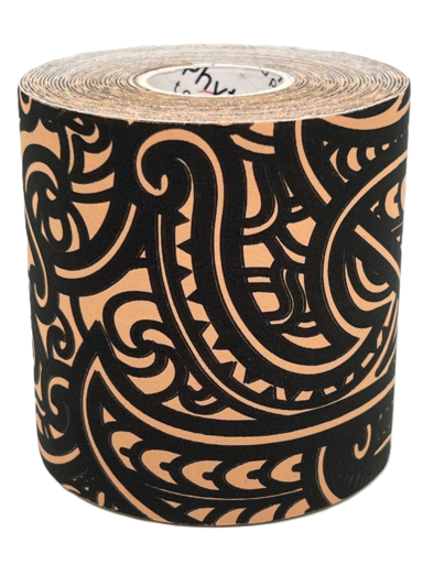 Тейп Нейлоновый Phyto tape Dynamix 7,5cm х 5m бежевый-черный