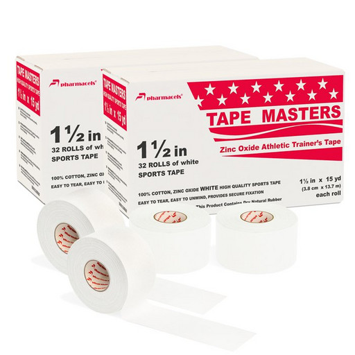 Тейп 100% хлопок Pharmacels 21050 Masters Tape 3,8 см х 13,7 м (32рулона)