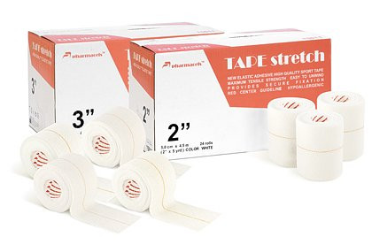 Тейп стрейч Pharmacels 15012 Stretch Tape 7,5 см х 4,5 м (16 рулонов)