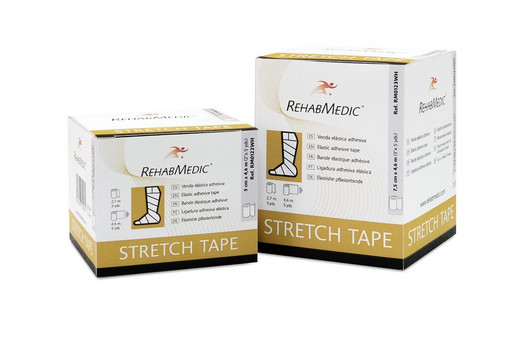 Тейп эластичный RehabMedic RM0122WH Stretch Tape 5см х 4,6 м