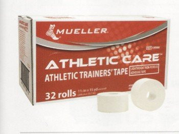 Тейп 100% хлопок Mueller 130888 Athletic Care Athletic Trainers Tape 3,8см х 13,7м (32 рулона)