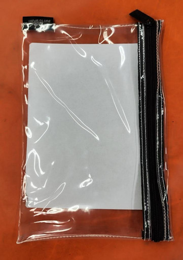 Сумка прозрачная Phyto Sport 112 Clear Zipper Bag 28см х 19см