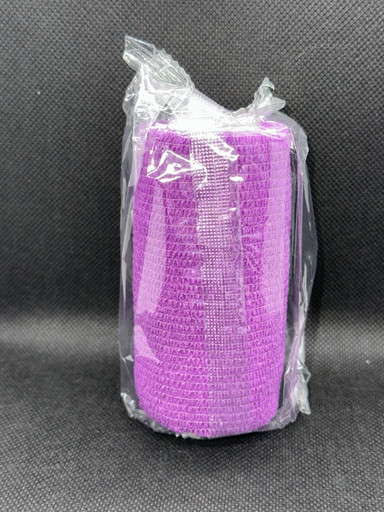 Тейп самозакрепляющийся фиолетовый Phyto tape 21105 Cohesive 10 см х 4,5 м