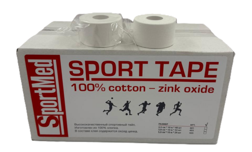 Тейп 100% хлопок SportMed 403 Sport tape 3,8см х 10м (32 рулона)