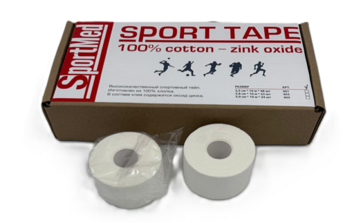 Тейп 100% хлопок SportMed 403 Sport tape 3,8 см х 10 м