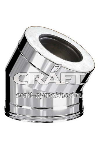 Craft HF 50B Сэндвич Колено 30° (316 0,8/304 0,5) CERABLANKET / Ø 115 / 200