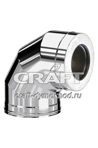 Craft HF 50B Сэндвич Колено 90° (316 0,8/304 0,5) CERABLANKET / Ø 115 / 200