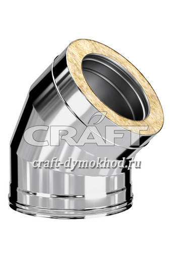 Craft HF 50 Колено Сэндвич 45° (316 0,8/304 0,5)