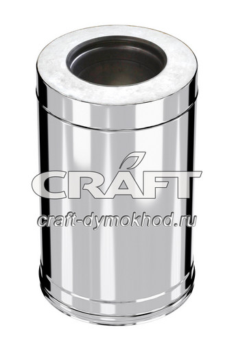 Craft HF 50B Сэндвич Труба L 500 (316 0,8/304 0,5) CERABLANKET / Ø 115 / 200