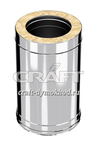 Craft GS 50 Сэндвич труба L 1000 (316 0,5/304 0,5) с хомутом