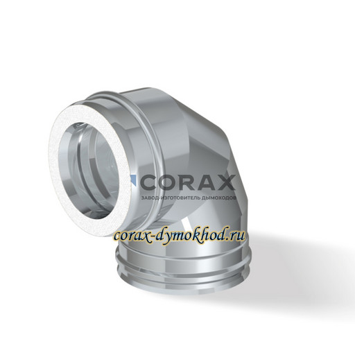Corax KW Отвод Сэндвич 90° (304 0,8/430 0,5)