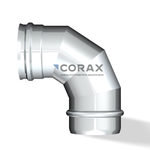 CORAX Отвод 90° (AISI 304 0,8) серии KW INDUSTRY 
