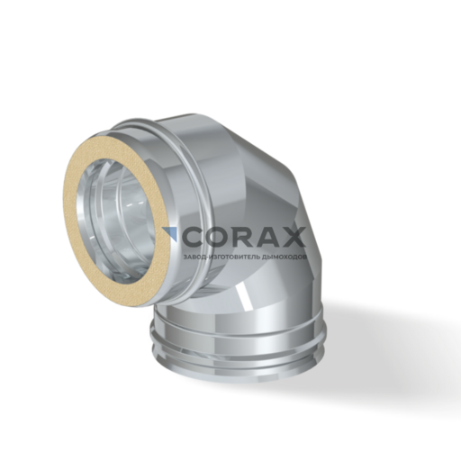 CORAX Отвод Сэндвич 90° (430 0,5/430 0,5)