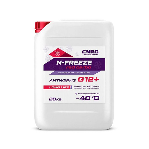 Антифриз C.N.R.G. N-FREEZE Red Carbo G12+ (пластиковая кан. 20 кг) CNRG-167-0020