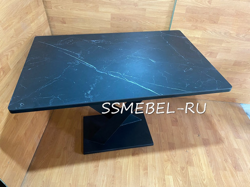 СТОЛ ЛАСТОЧКА КЕРАМОГРАНИТ Black Marquina