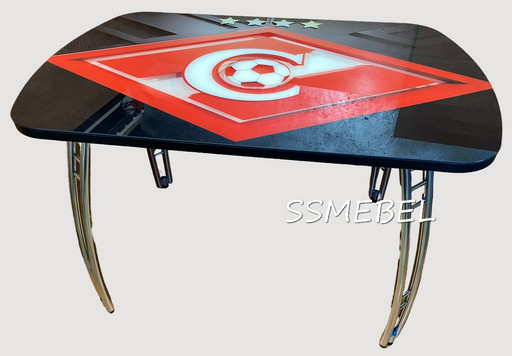 СТОЛ С ФОТОПЕЧАТЬЮ ПАУК СПАРТАК