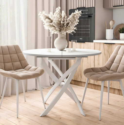 Стол Самурай пластик белый