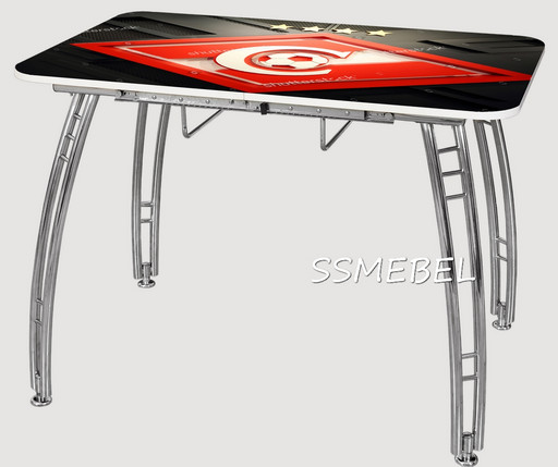 СТОЛ С ФОТОПЕЧАТЬЮ ПАУК СПАРТАК 2