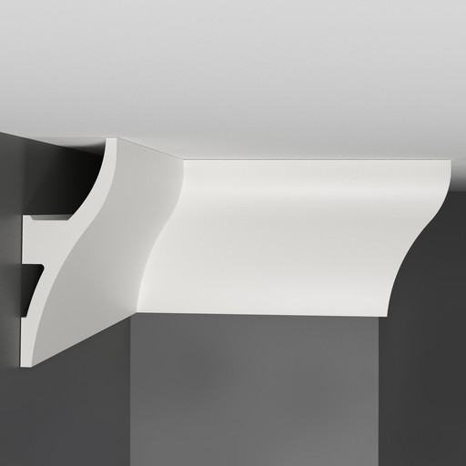A203 Плинтус потолочный Decomaster (120*47 мм)