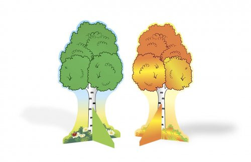 Декорация театральная дерево Береза (лето/осень)