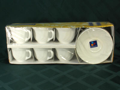 Чайный сервиз Белая Luminarc 220 мл (ИНВ)