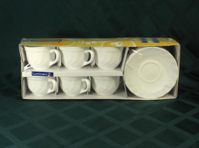 Чайный сервиз Белая Luminarc 160 мл (ИНВ)