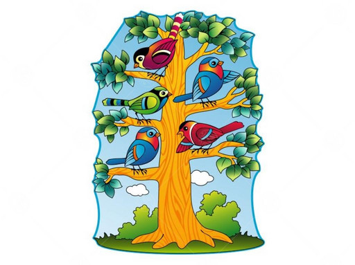 Панно настенное Дерево с птичками