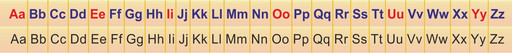 Стенд Английский алфавит для кабинета английского языка