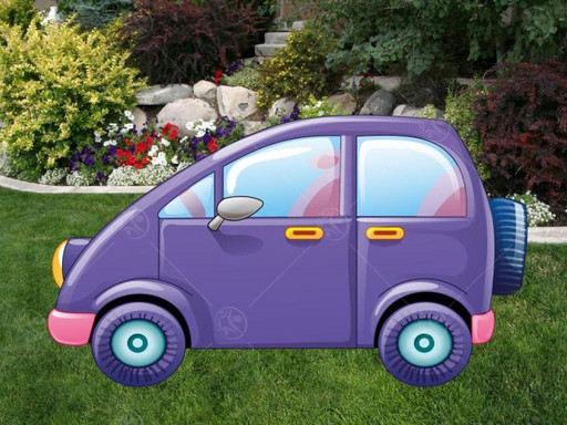 Уличная фигура Автомобиль для сюжетно-ролевых игр по ПДД в саду