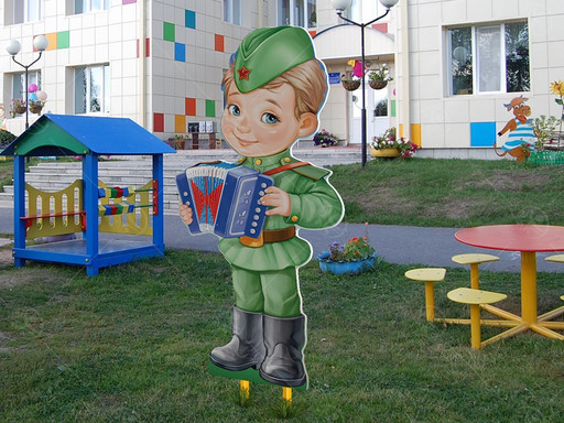 Уличная фигура Солдат для детских площадок
