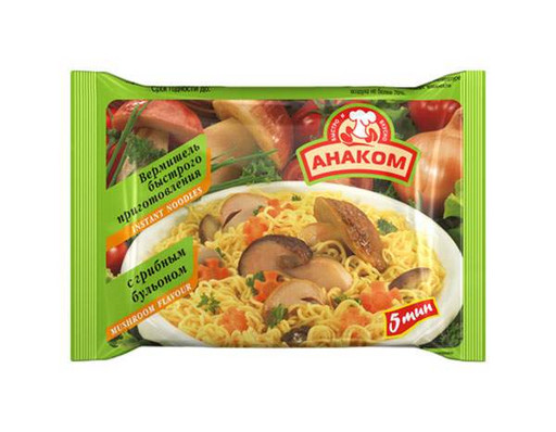 Вермишель Анаком с грибным бульоном м/у 60г