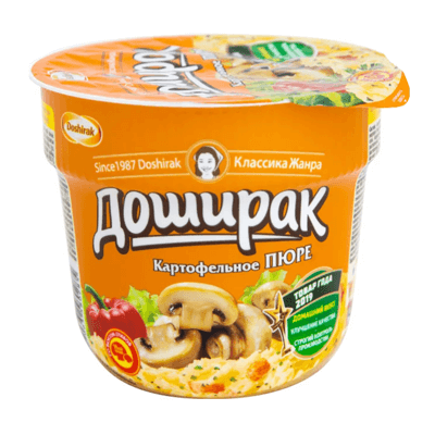 Пюре картофельное Доширак со вкусом грибов стак 40г
